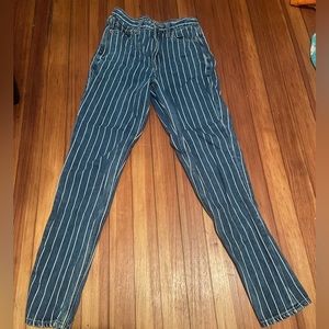 American Eagle Striped Jeans